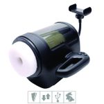 *Masturbador Lanterna Com Vibro e Suporte Para Celular SI (8592) - Preto