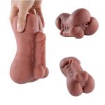 Masturbador Ânus em Cyberskin SI -(8871) - Marrom