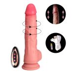 Prótese 16x13cm Com Vibro Sobe e Desce SI -(9169) - Bege