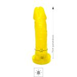 *Prótese 15x13cm Com Led Just Glow (ADAO03A) - Amarelo