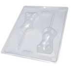 Forma Acetato Formato Meio Corpo Feminino (BW907) - Transparente