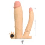 Capa Peniana Para Dupla Penetração Com Vibro VP (CA055) - Bege