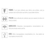 Vibrador Para Casal Recarregável Duplo Indulgence VP (CD014) - Magenta