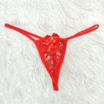 *Calcinha Amor Detalhe em Strass (CF602) - Vermelho