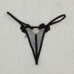 *Calcinha Pua (CF622) - Preto c/ Branco