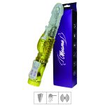 *Vibrador Rotativo Meame 7 Vibrações Recarregável(CX356) - Dourado