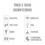 Prótese 14x11cm Com Ventosa Rotativa Vai e Vem VP (DB065) - Bege