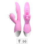 **Vibrador Com Estimulador e Aquecimento 7 Vibrações (DB-1874) - Rosa