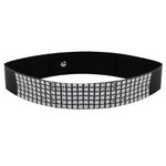 *Gargantilha Strass Dominatrixxx (DX1901) - Preto