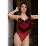 Body em Tule e Arrastão (GV2110) - Deluxe