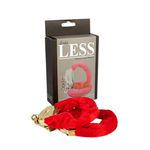 *Algema Less Dourada Com Pelúcia (HA141D) - Vermelho