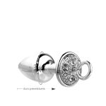 Kit Algema e Plug Cravejado P (HA146) - Cromado