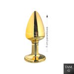 Plug Metálico G Signos Capricórnio (HA164CP) - Dourado