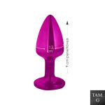 Plug Metálico G Signos Capricórnio (HA164CP) - Rosa