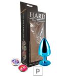 Plug de Metal P Personalittè Com Duas Pedras - (HA185) - Azul