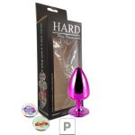 Plug de Metal P Personalittè Com Duas Pedras - (HA185) - Rosa