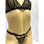 Conjunto Glamourosa Íntima Delas (ID1081) - Preto