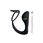 Plug Anal Com Anel Peniano (MPA1202) - Preto