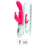 **Vibrador Ponto G Com Estimulador Recarregavél 12 Vibrações (MVE1061) - Rosa
