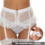 Cinta Liga Com Renda - (PBCL02) - Branco