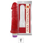 Prótese 17x15cm Com Vibro Aromática (PC001) - Morango