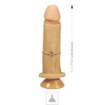 Prótese 17x14cm Com Ventosa Mydick (PV004-SF06) - Bege