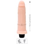 *Prótese 16x15cm em Cyberskin Com Vibro (101645C.B-SF100-SF04) - Bege