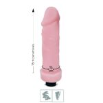 Prótese 18x16cm Em Cyber Com Vibro (SF102) - Bege