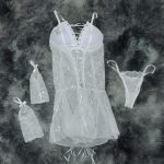 .*Camisola Trançada Frente e Costas (SP556) - Branco