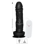 Prótese 16x13cm Com Vibro e Ventosa (SSV035V) - Preto
