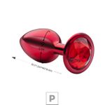 Plug de Metal P Lite Plug (SF256-ST933) - Vermelho