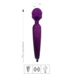 Massageador Varinha Mágica Spark Of Love Lilo (ST941) - Roxo
