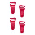 Presilha Para Meia 4un (ST977) - Vermelho