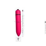Cápsula Vibratória 10 Vibrações (SX091) - Rosa