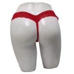Calcinha Com Abertura 50 Tons (TO034) - Vermelho