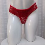 Calcinha Luxo Para Personalização Com Tira Removível - (TO036) - Vermelho