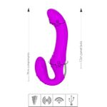 Vibrador Recarregável Roma VP (VB115) - Magenta