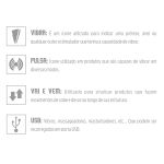 Estimulador Recarregável Formato de Rosa Man Ting VP (VB124) - Vermelho