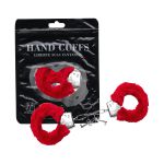 *Algema em Metal Com Pelucia Hand Cuffs VP (AL001-ST192) - Vermelho