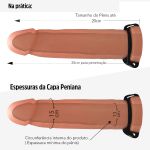 Capa Peniana 21x15cm Com Cinta (CP004-14878) - Bege