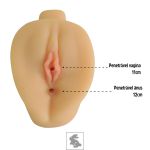 *Masturbador Duplo Vagina e Ânus Cyber Pussy (CYB030-17015) - Bege