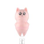 Estimulador Recarregável Formato de Gato VP (ES016). - Rosa