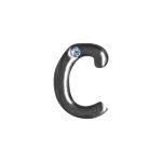Letras Para Personalização Cromada (HA180C) - C
