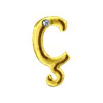 Letras Para Personalização Dourada (HA180D). - Cedilha