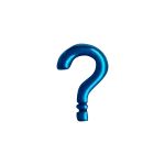 Ponto de Interrogação Para Personalização (HA180IT). - Azul