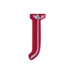 *Letras Para Personalização Vermelha (HA180V). - J