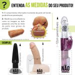 Kit Plug Cravejado Com Base Removivel M (HA132-ST618) - Preto