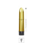 *Vibrador Personal Metálico 11x8cm VP (PS006B-ST323) - Dourado