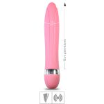 **Vibrador Personal Com Relevos 10 Vibrações 15x10cm VP (PS010S-ST438) - Rosa