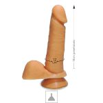 Prótese 14x12cm Com Ventosa e Escroto Mydick (PV008) - Bege